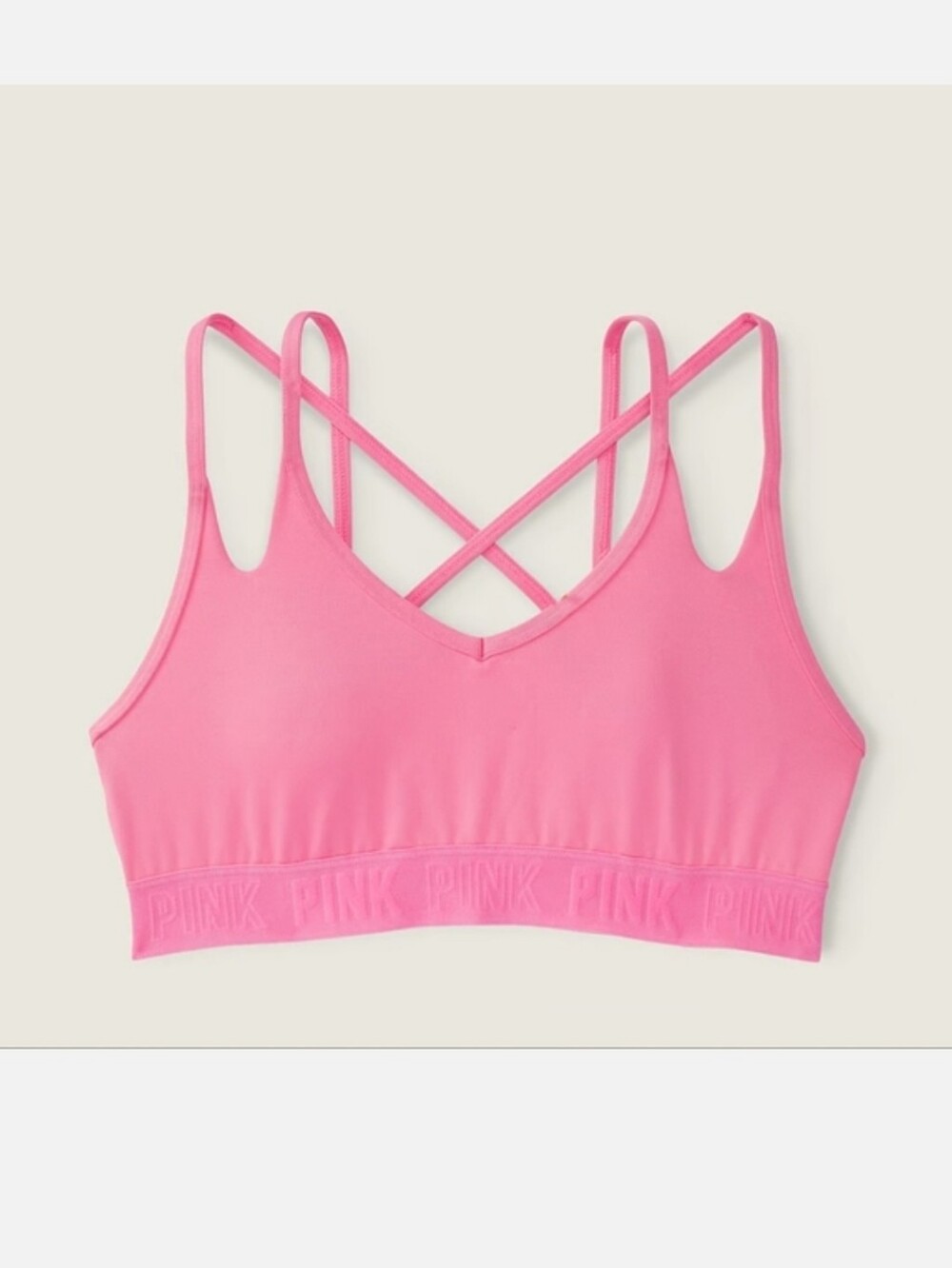 Victoria's Secret PINK Ultimate Strappy Back Lightly Lined Sports Bra XXL